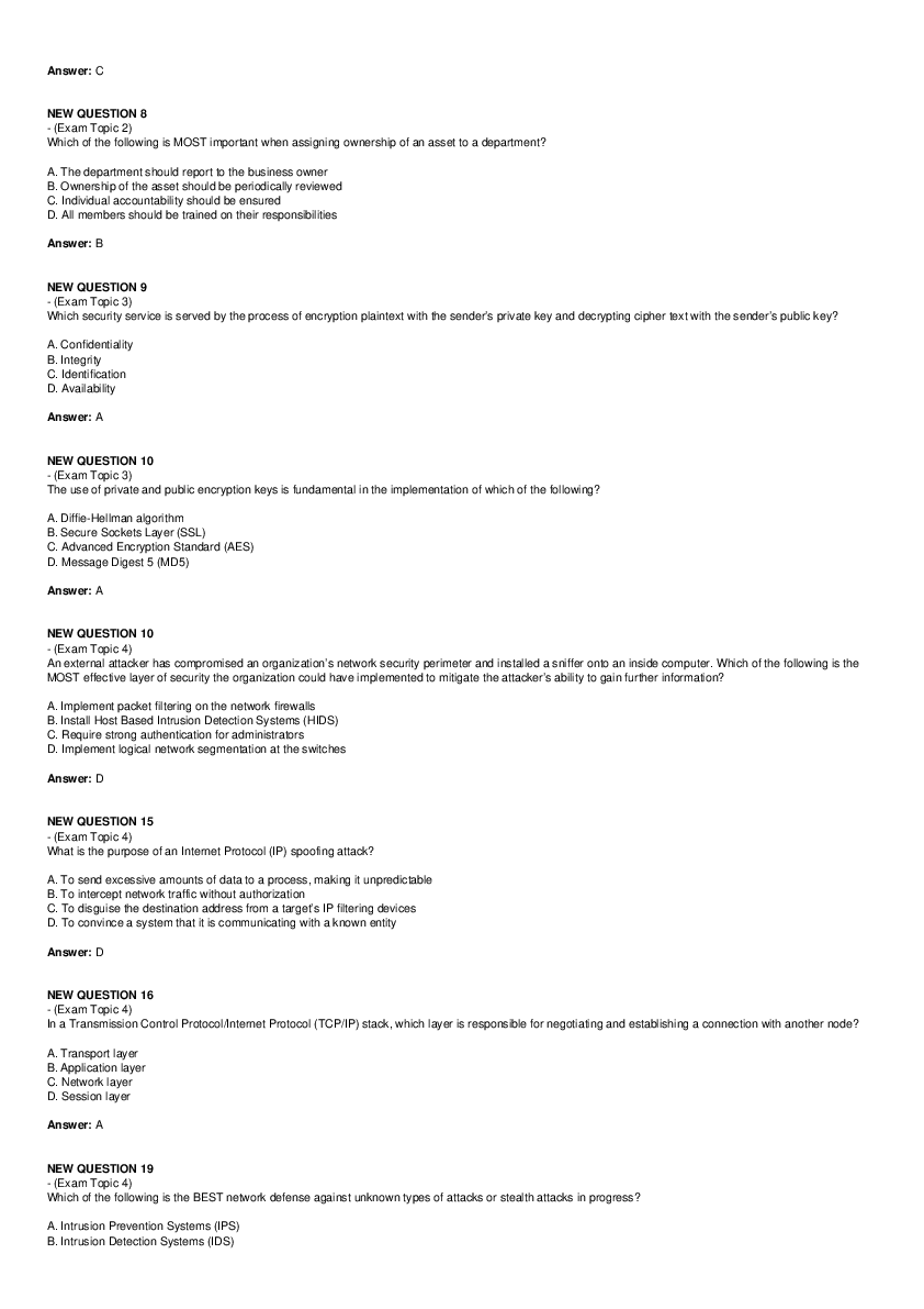 Information Security Fundamentals and Risk Management - Page 2