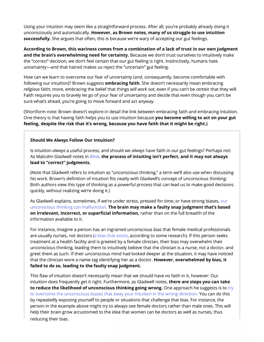 The Gifts of Imperfection Summary 2 - Page 4