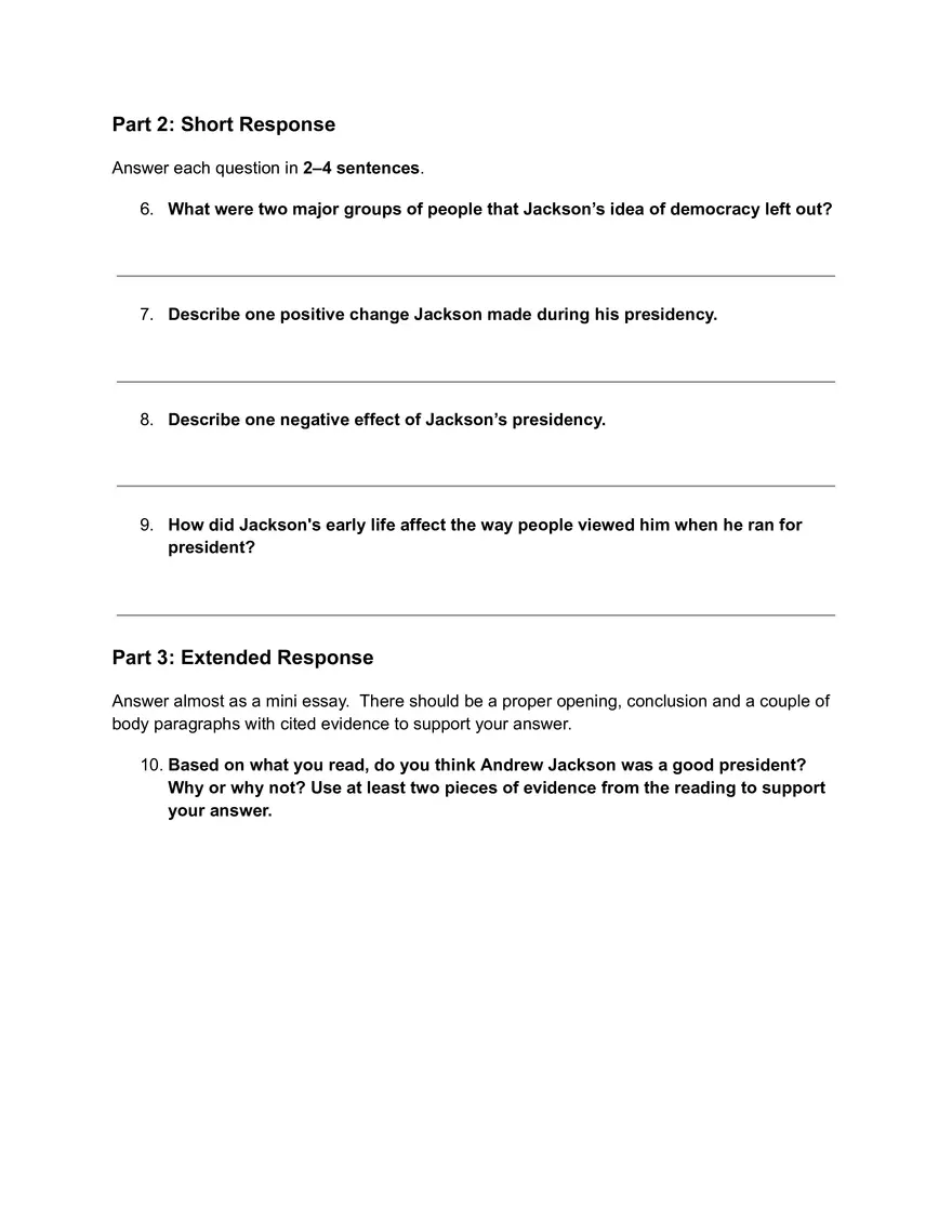 Andrew Jackson Hero or Villain - Page 4