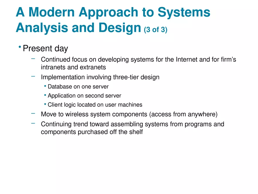 Modern Systems Analysis and Design Chapter 1 Part 1 - Page 7