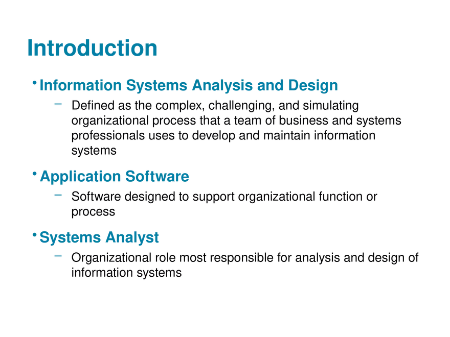 Modern Systems Analysis and Design Chapter 1 Part 1 - Page 3