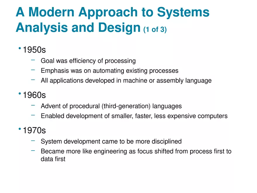 Modern Systems Analysis and Design Chapter 1 Part 1 - Page 5
