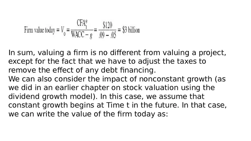 Chapter 14 Cost of Capital Lecture 8 - Page 7