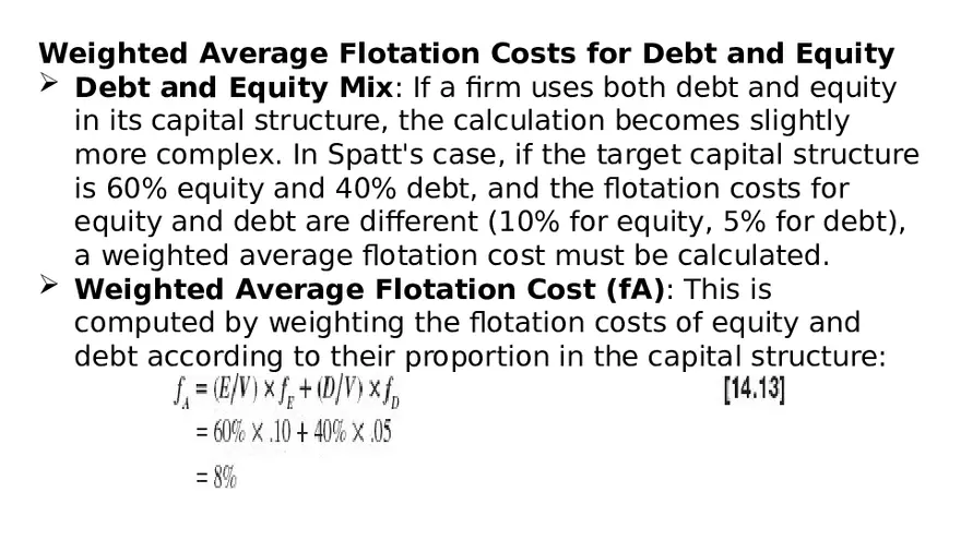Chapter 14 Cost of Capital Lecture 8 - Page 11