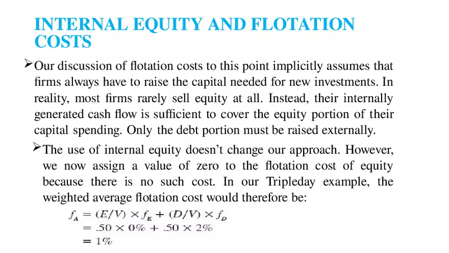 Chapter 14 Cost of Capital Lecture 8 - Page 3