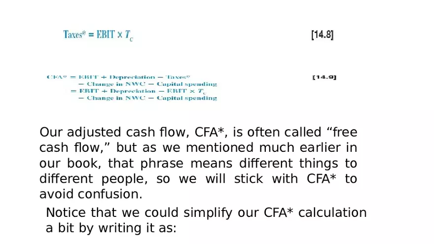 Chapter 14 Cost of Capital Lecture 8 - Page 5