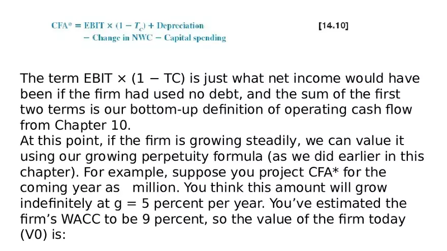 Chapter 14 Cost of Capital Lecture 8 - Page 6