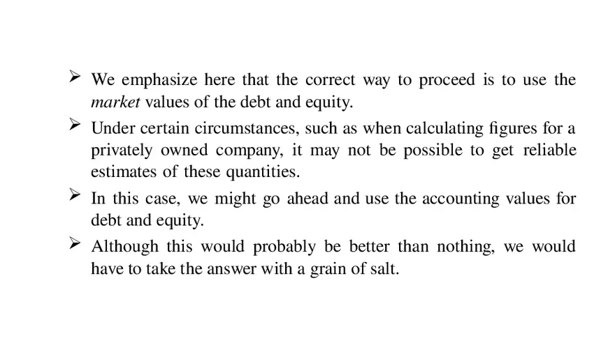 Chapter 14 Cost of Capital Lecture 4 - Page 8