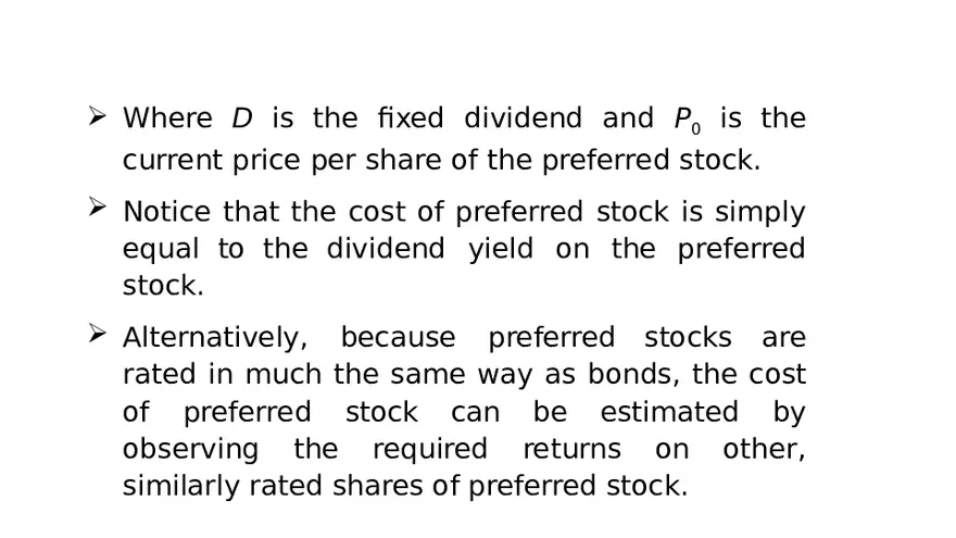 Chapter 14 Cost of Capital Lecture 4 - Page 2