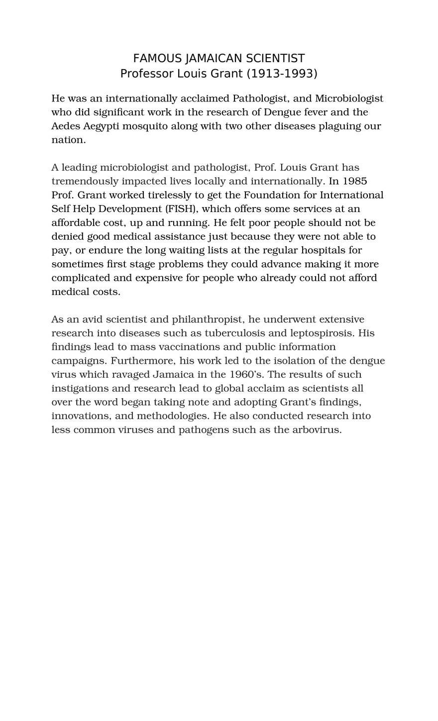 Famous Jamaican Scientist - Page 4