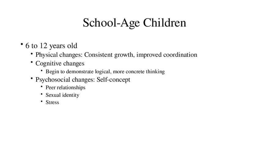Human Growth and Development Lecture Part 3 - Page 2