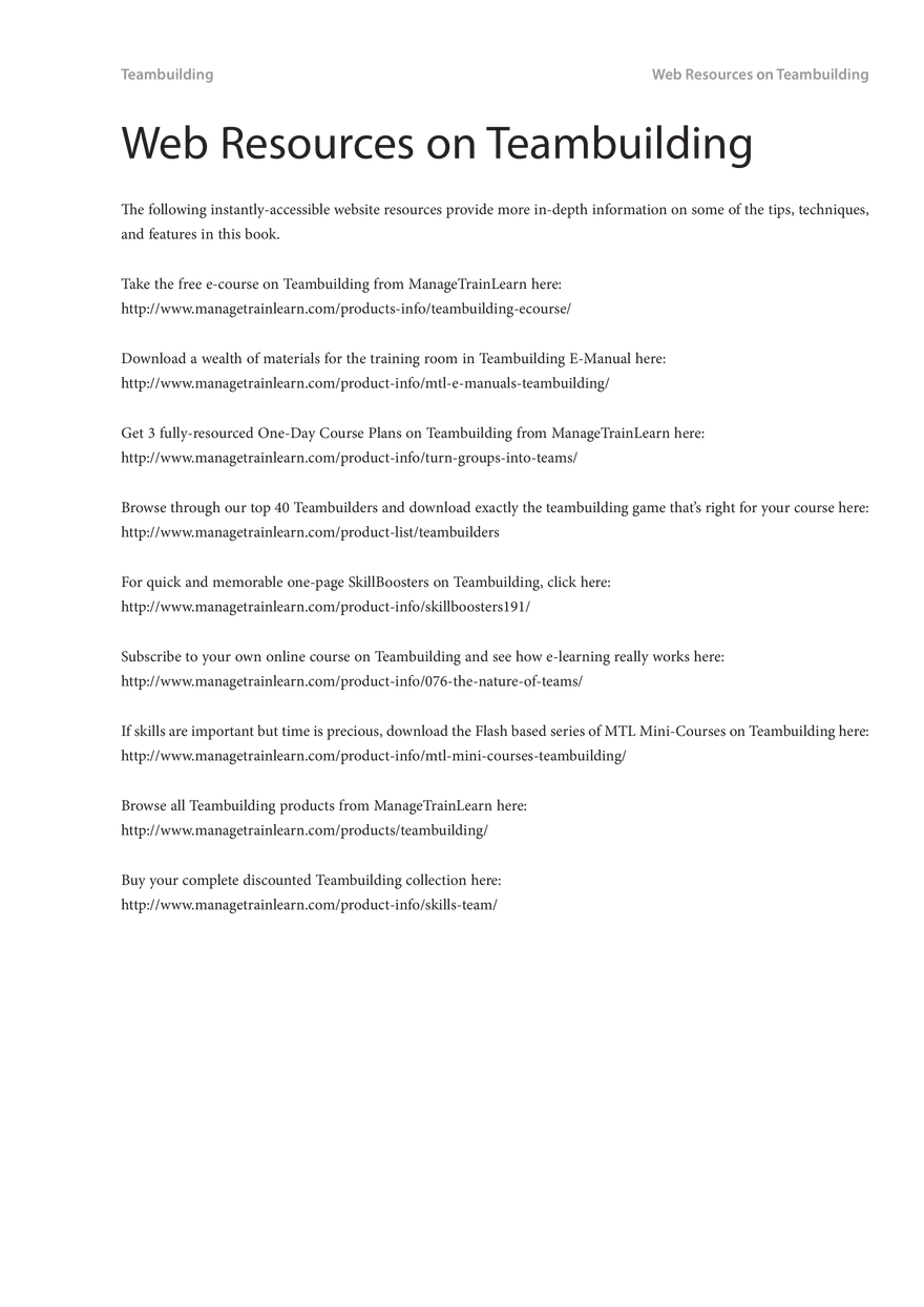 Introduction to Teambuilding 3 - Page 14