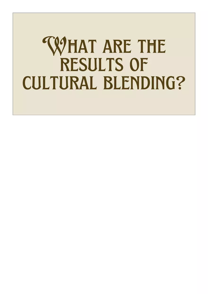 Cultural Blending - Page 4