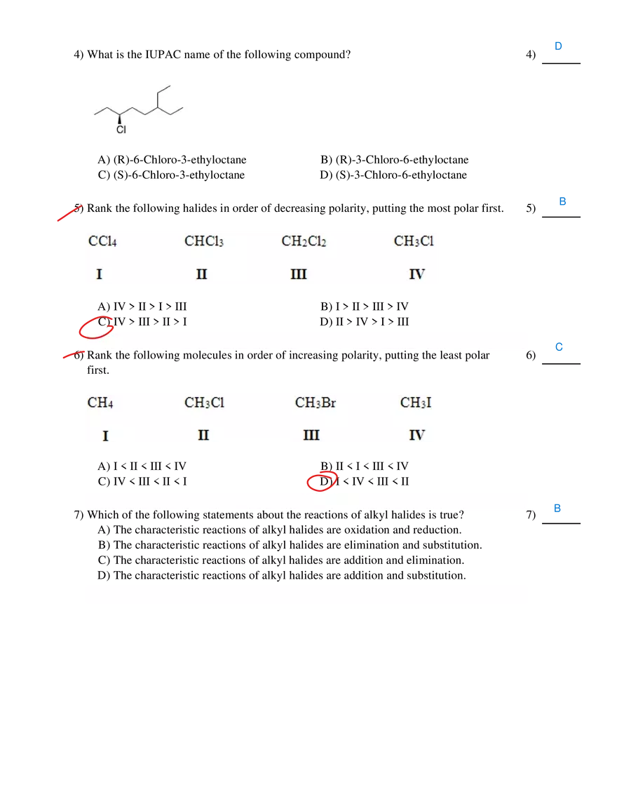 Nomenclature and Classification of Alkyl Halides - Page 2