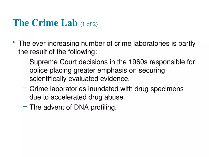 Criminalistics - An Introduction to Forensic Science Part 2 - Page 1