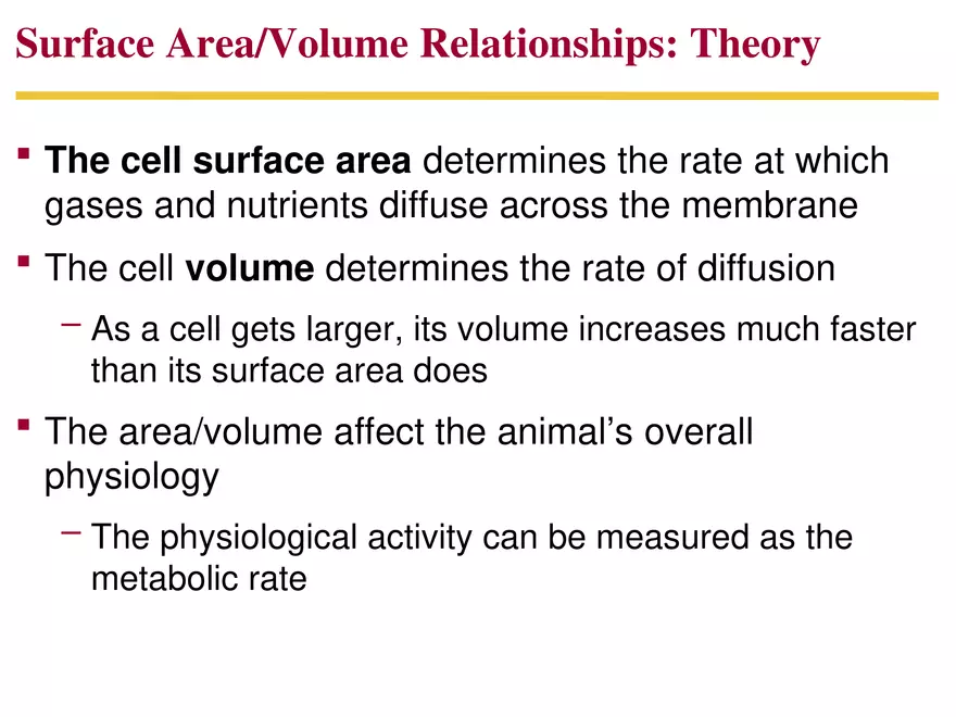 Animal Form and Function Lecture 2 - Page 13