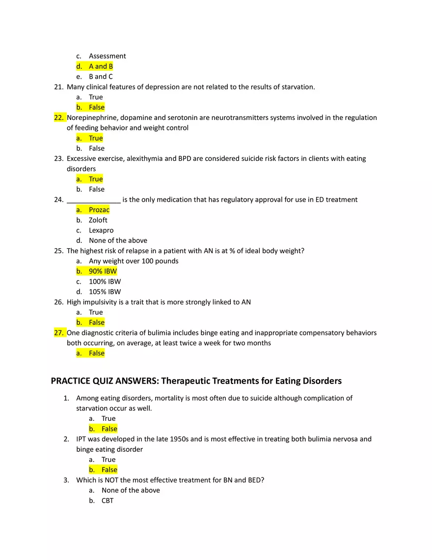 Diagnostic and Clinical Features of Eating Disorders - Page 3