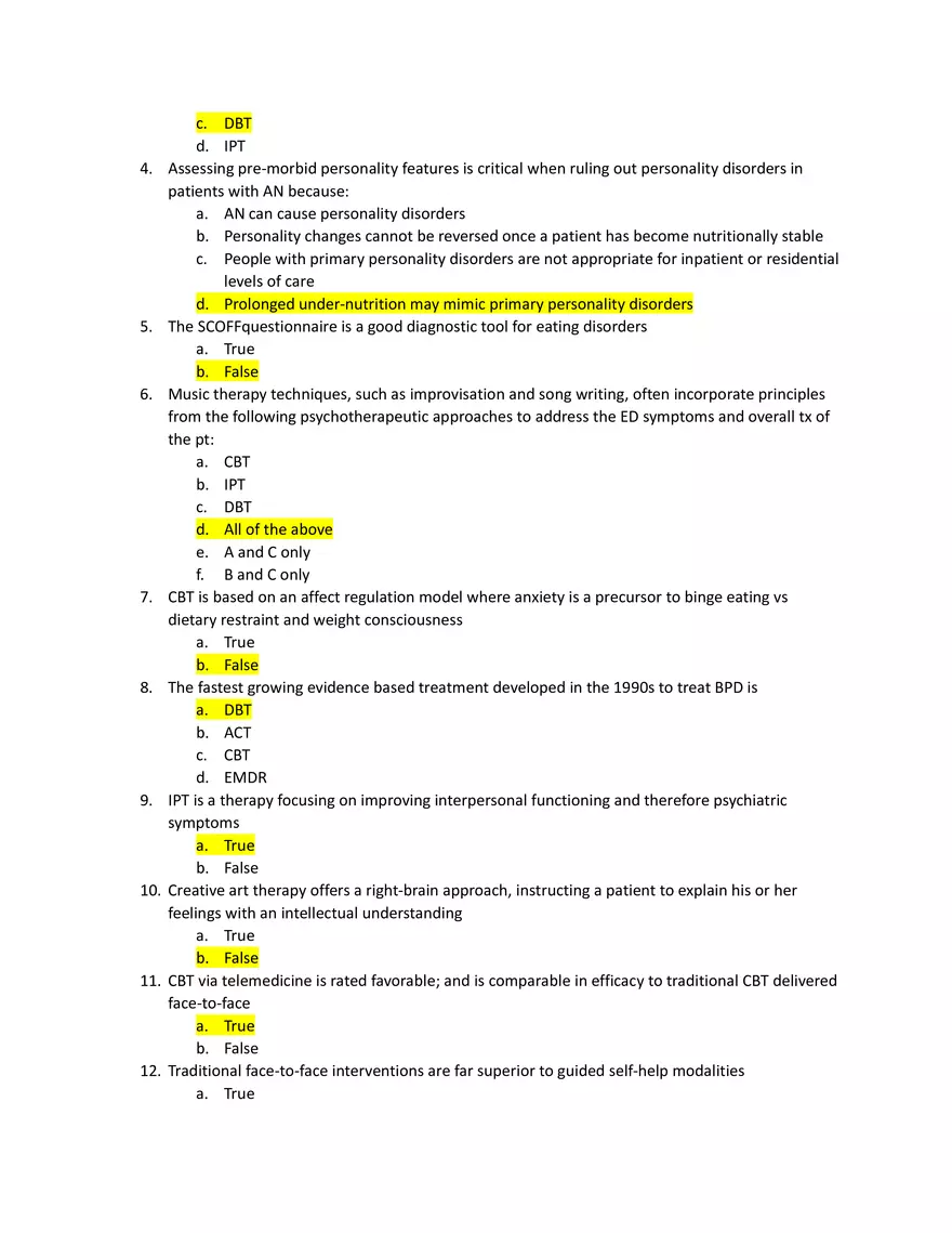 Diagnostic and Clinical Features of Eating Disorders - Page 4
