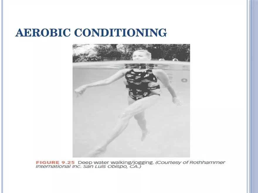 Aquatic Exercises Lecture Part 2 - Page 9