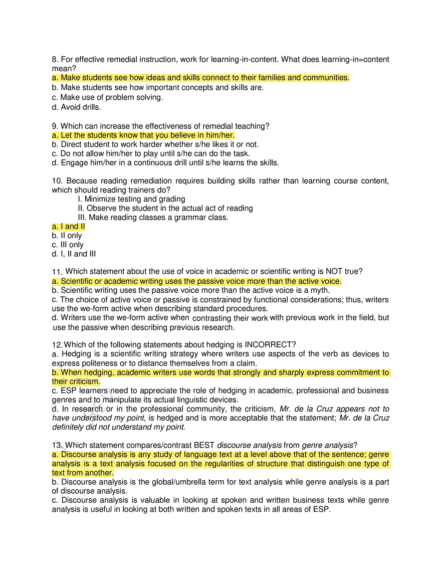 Remedial Instruction and IEP - Page 2