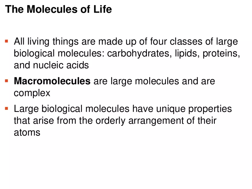 Biological Macromolecules and Lipids Lecture - Page 2