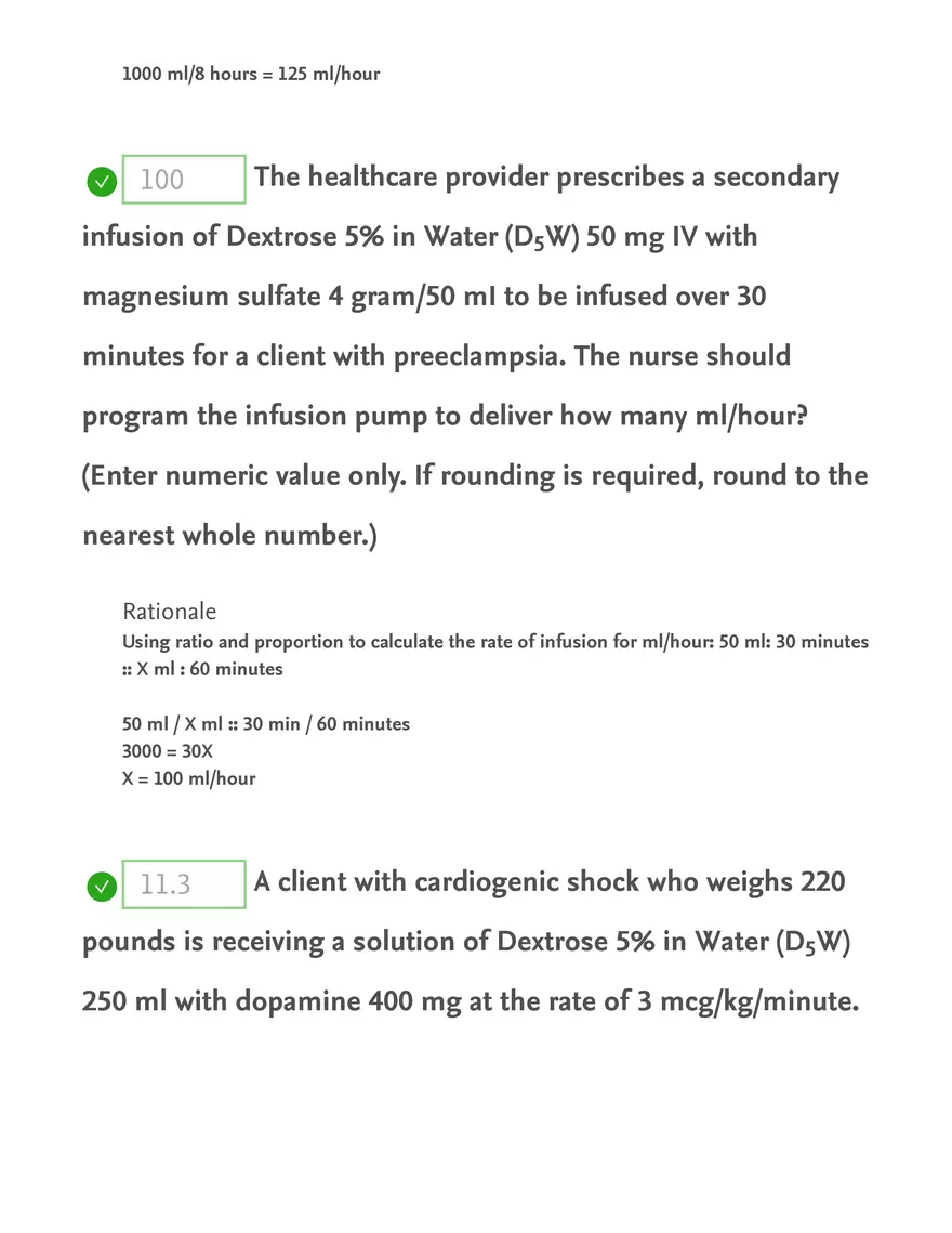 Intravenous Infusion Calculation for Inamrinone in Heart Failure - Page 3