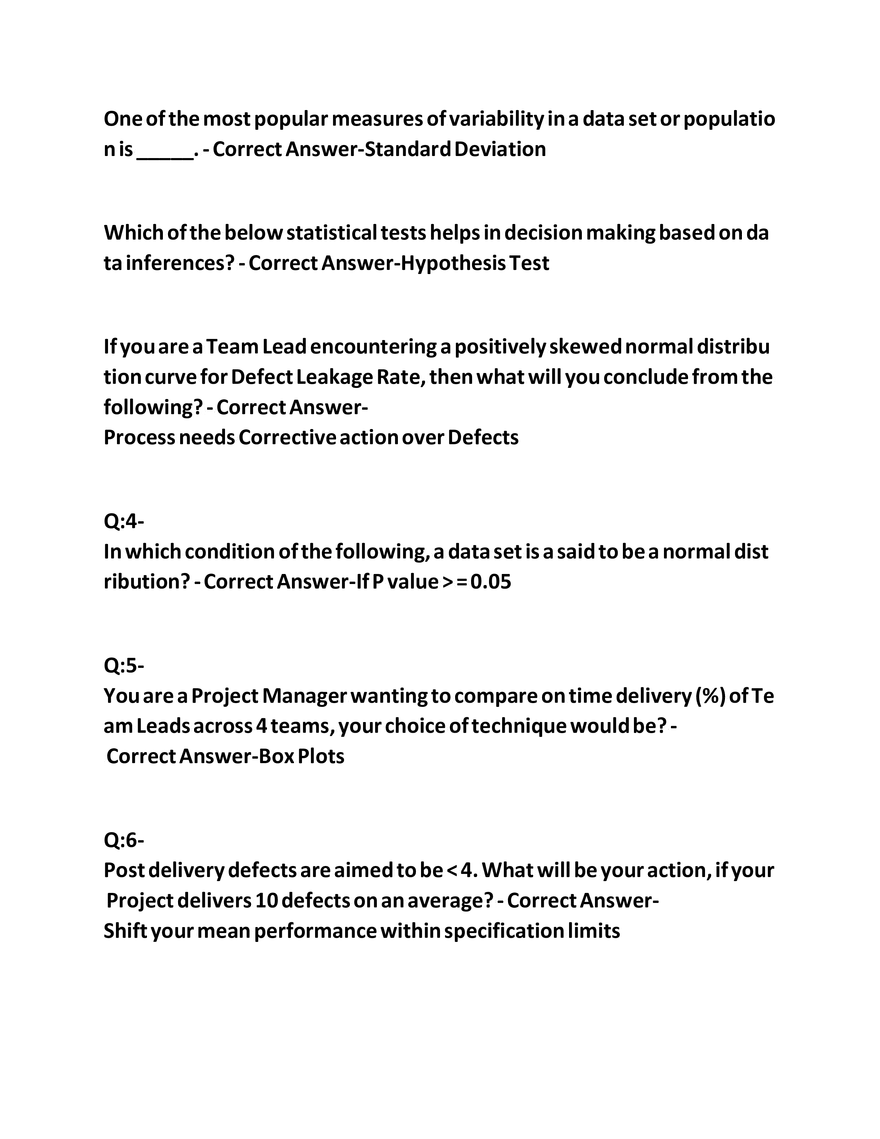 IASSC Certified Lean Six Sigma Yellow Belt - Page 7