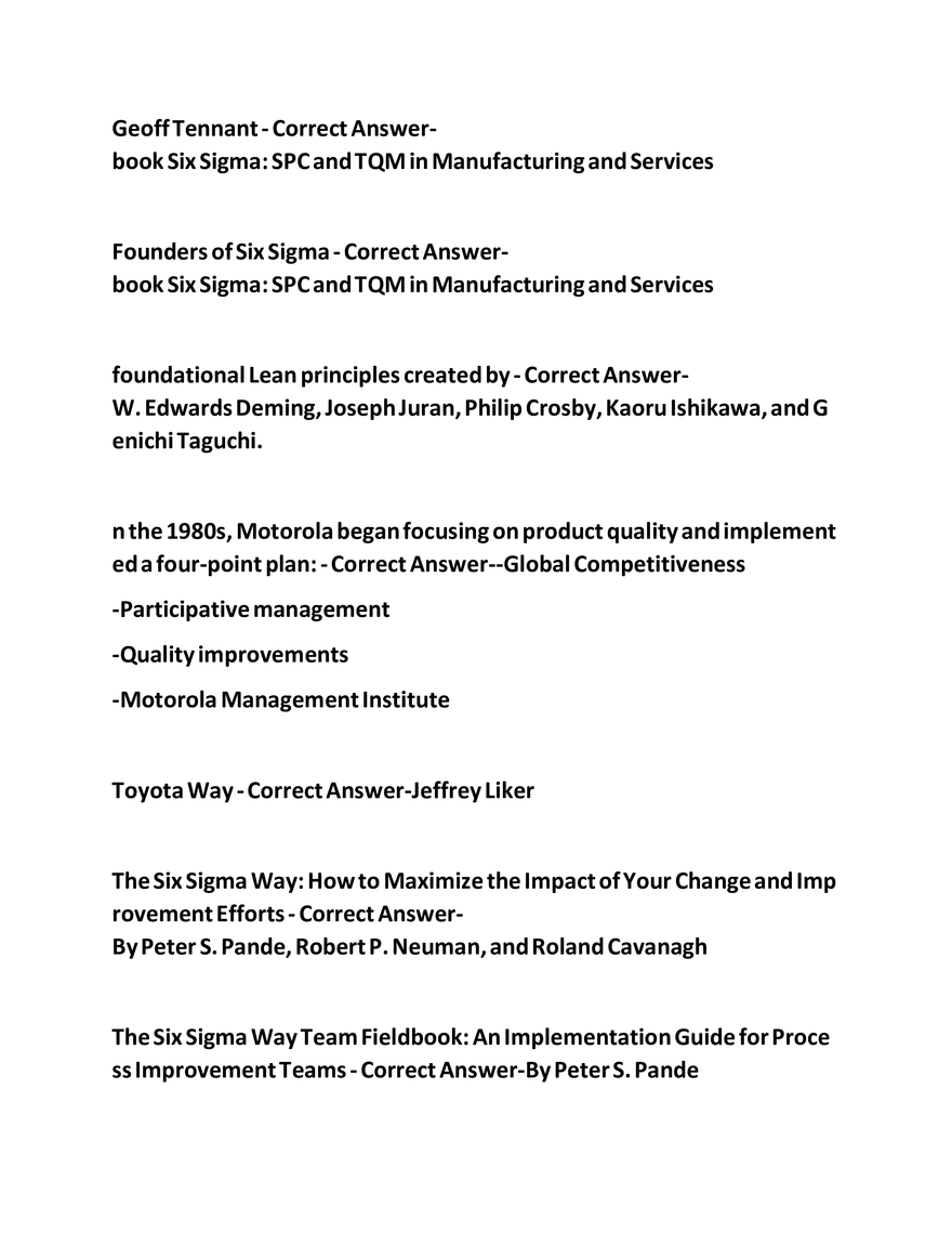 IASSC Certified Lean Six Sigma Yellow Belt - Page 17