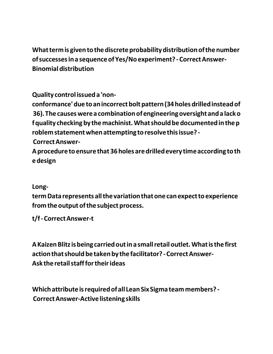 IASSC Certified Lean Six Sigma Yellow Belt - Page 22