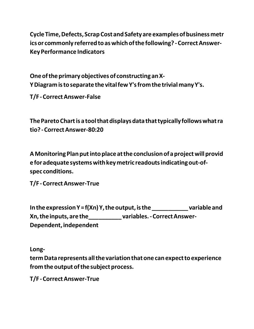IASSC Certified Lean Six Sigma Yellow Belt - Page 29