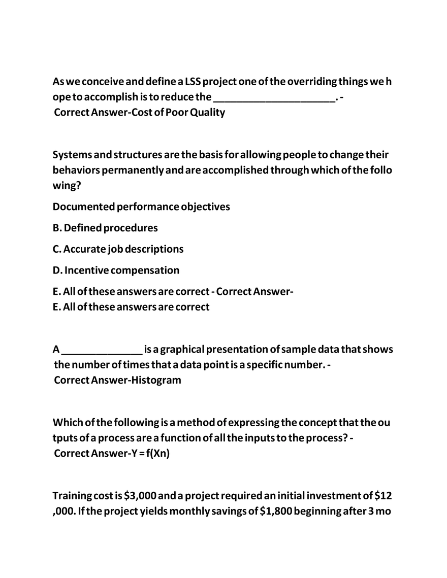 IASSC Certified Lean Six Sigma Yellow Belt - Page 32