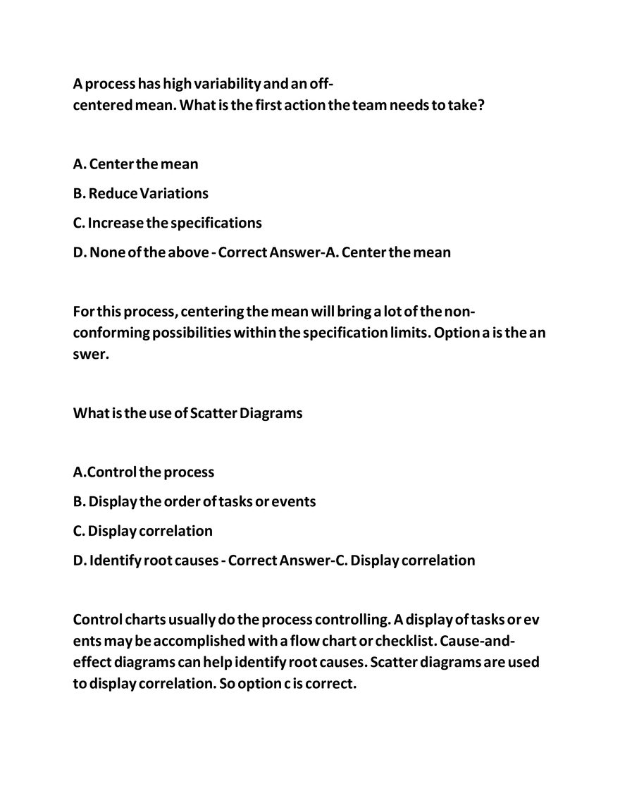 IASSC LSSGB Exam Questions - Page 7