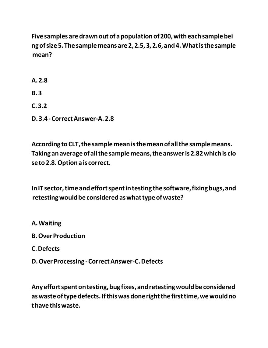 IASSC LSSGB Exam Questions - Page 8