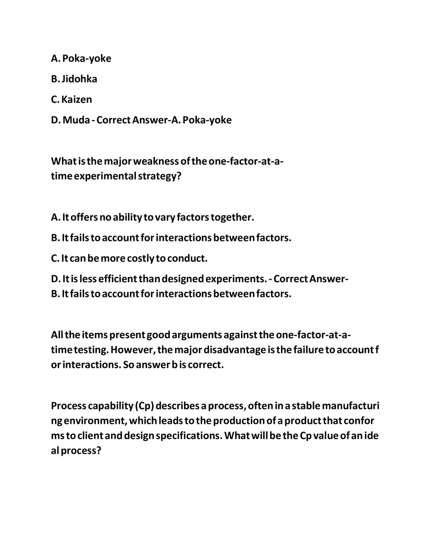 IASSC LSSGB Exam Questions - Page 11