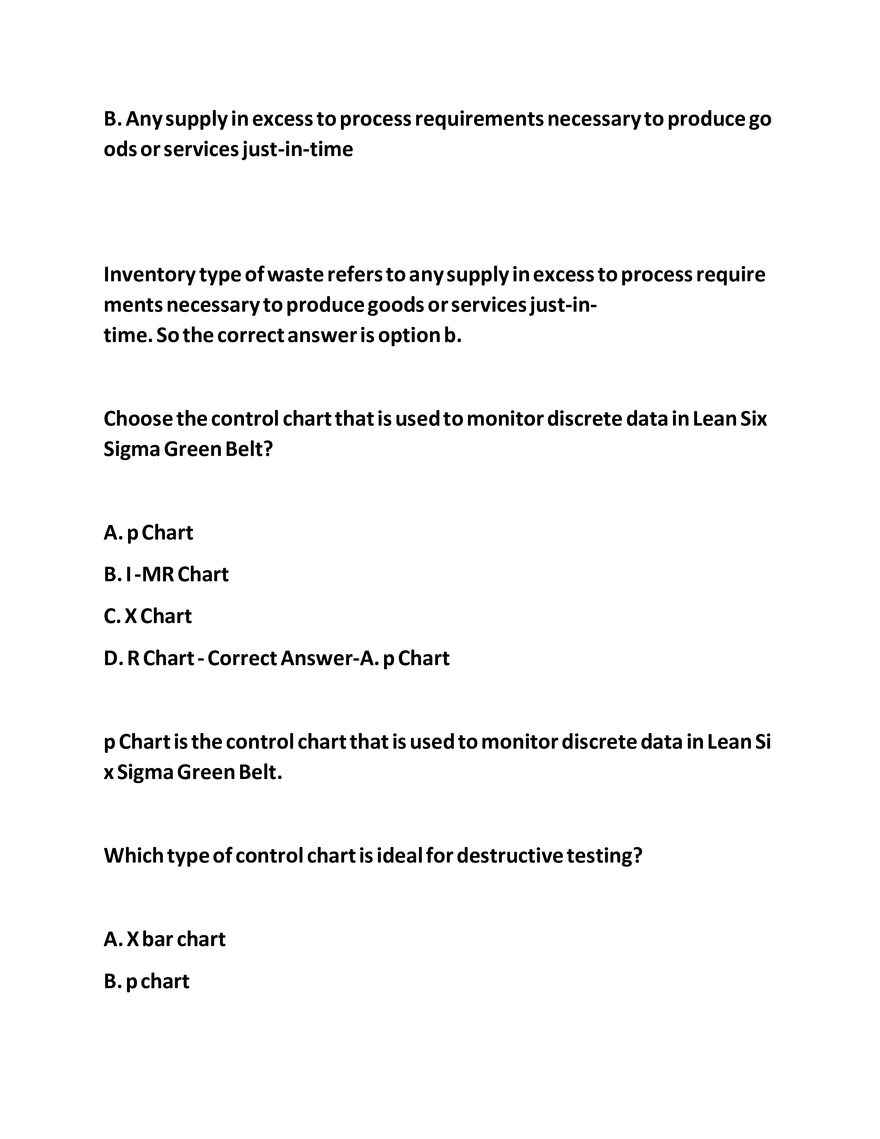 IASSC LSSGB Exam Questions - Page 17