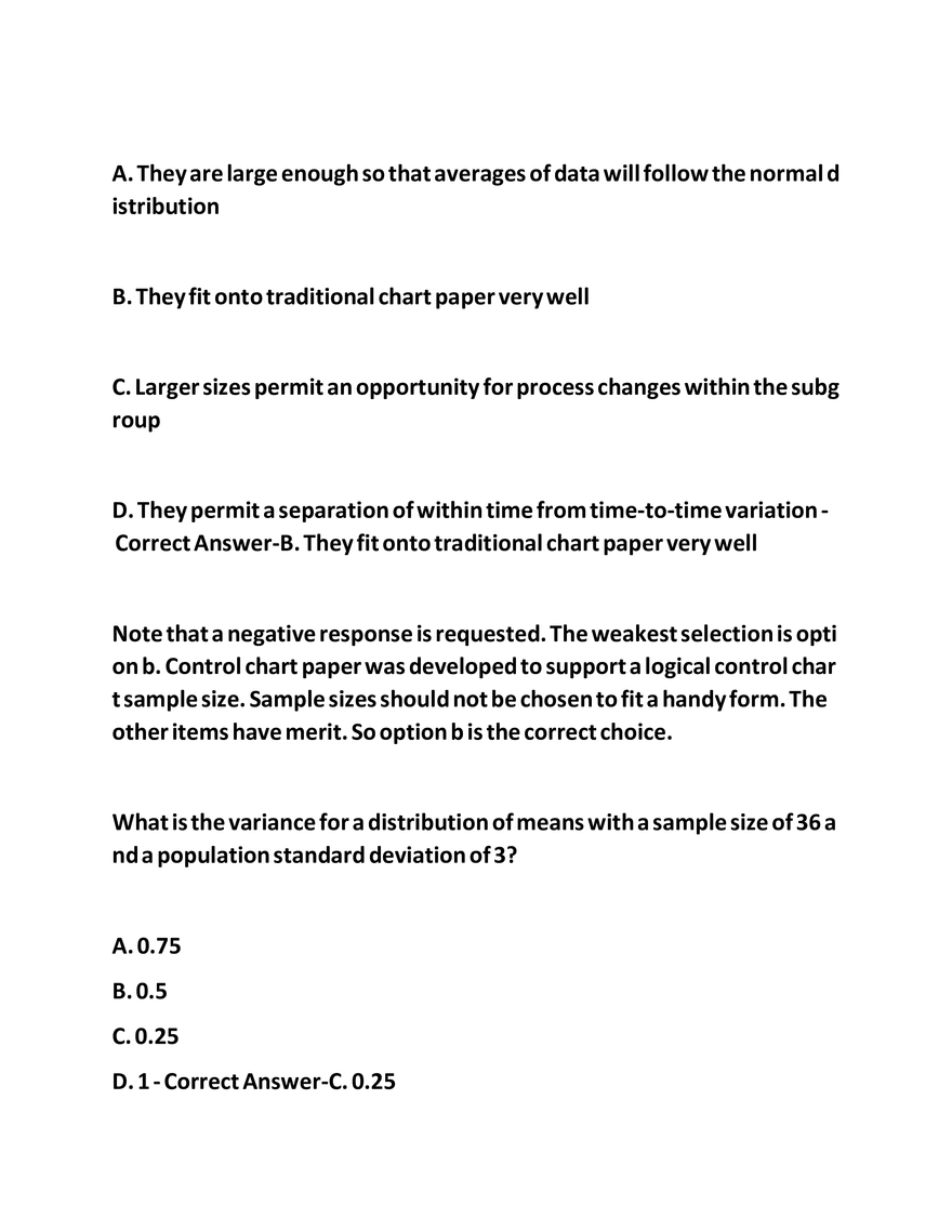IASSC LSSGB Exam Questions - Page 21