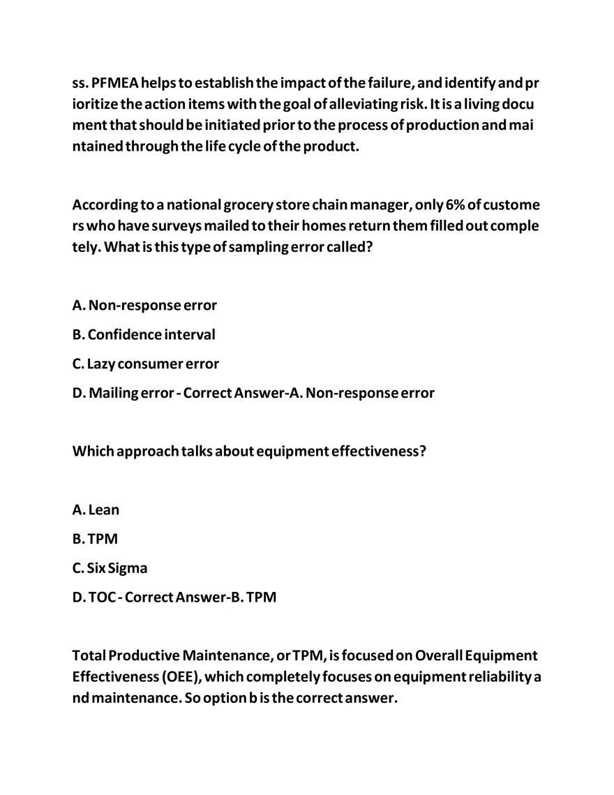 IASSC LSSGB Exam Questions - Page 25