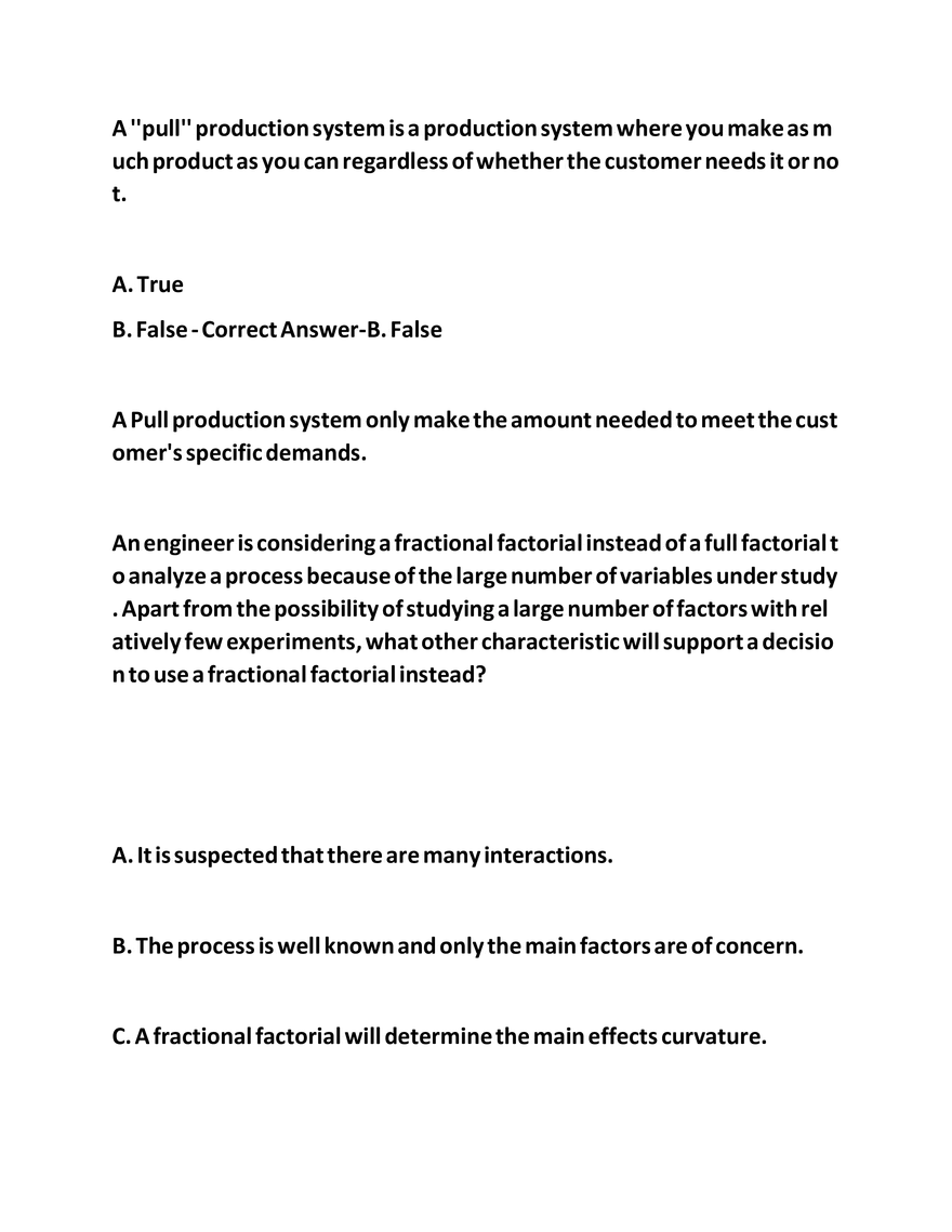 IASSC LSSGB Exam Questions - Page 31