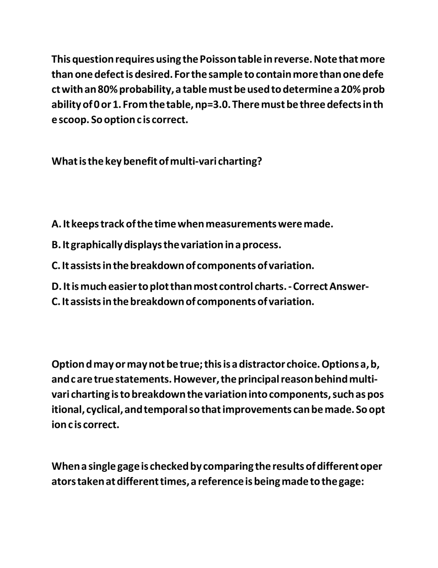 IASSC LSSGB Exam Questions - Page 38