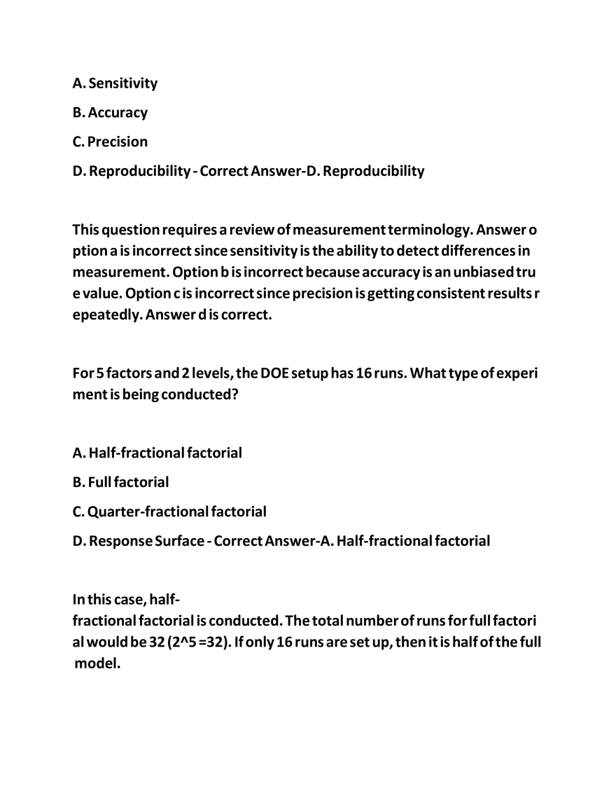 IASSC LSSGB Exam Questions - Page 39