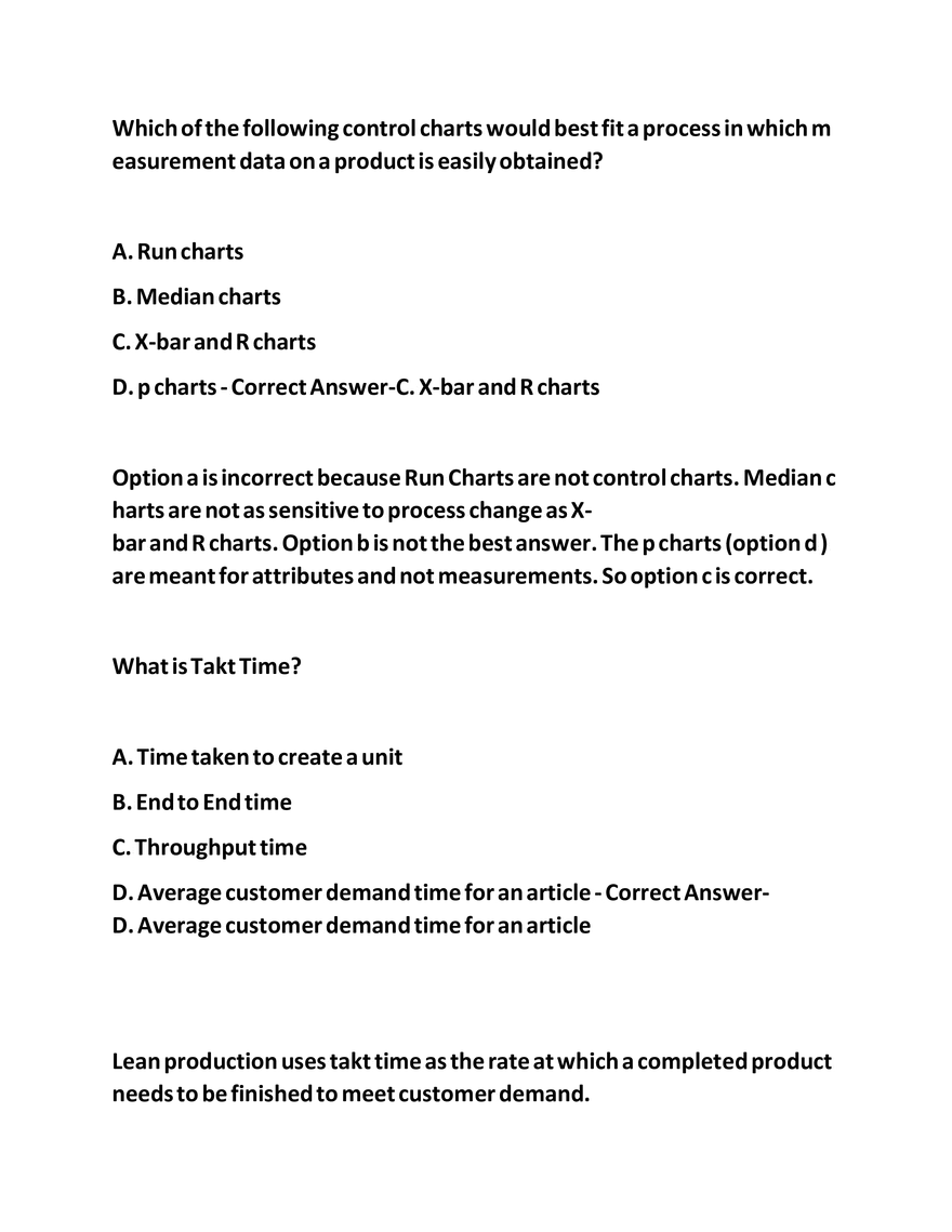 IASSC LSSGB Exam Questions - Page 40