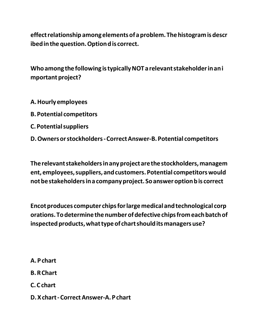 IASSC LSSGB Exam Questions - Page 47