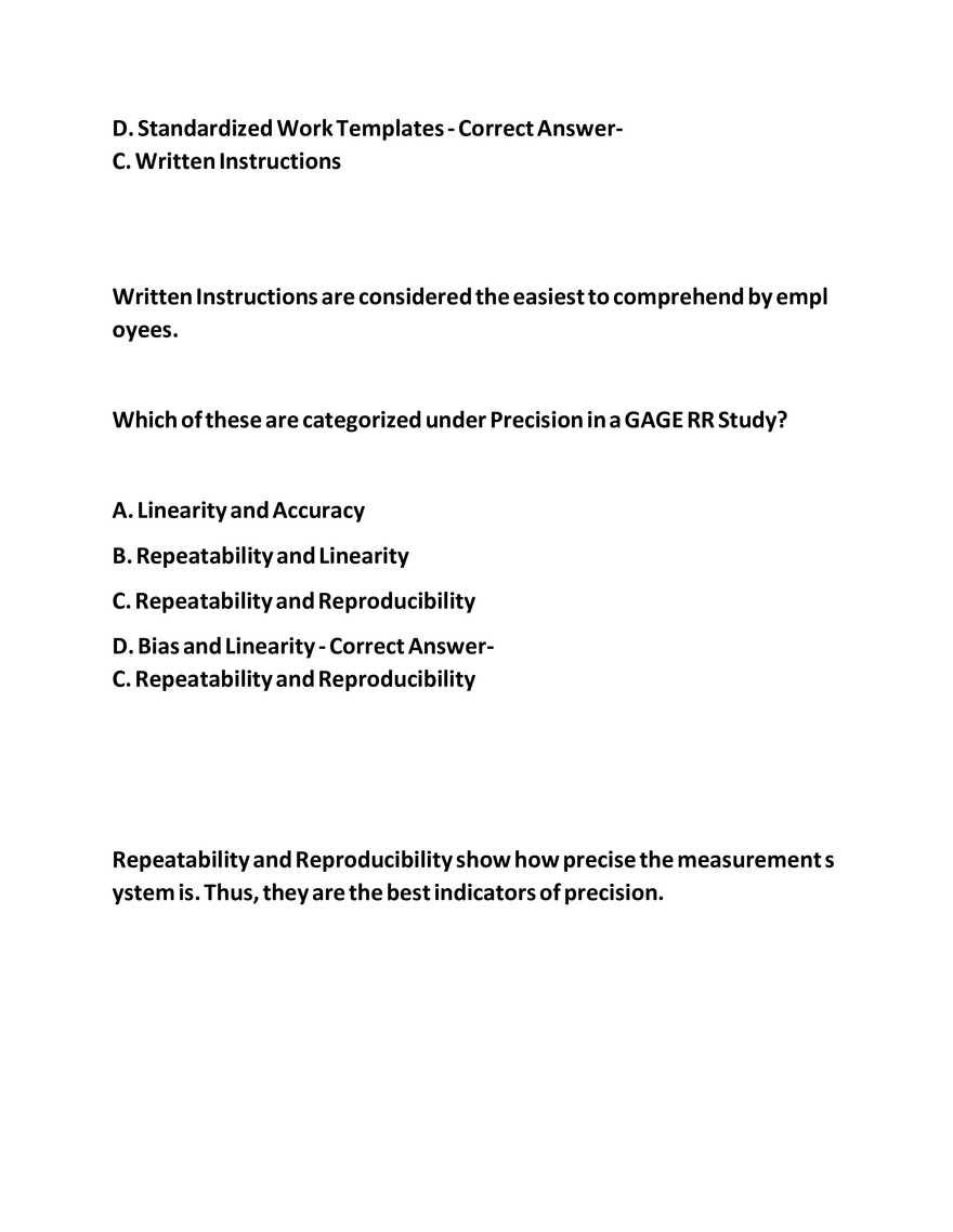 IASSC LSSGB Exam Questions - Page 54