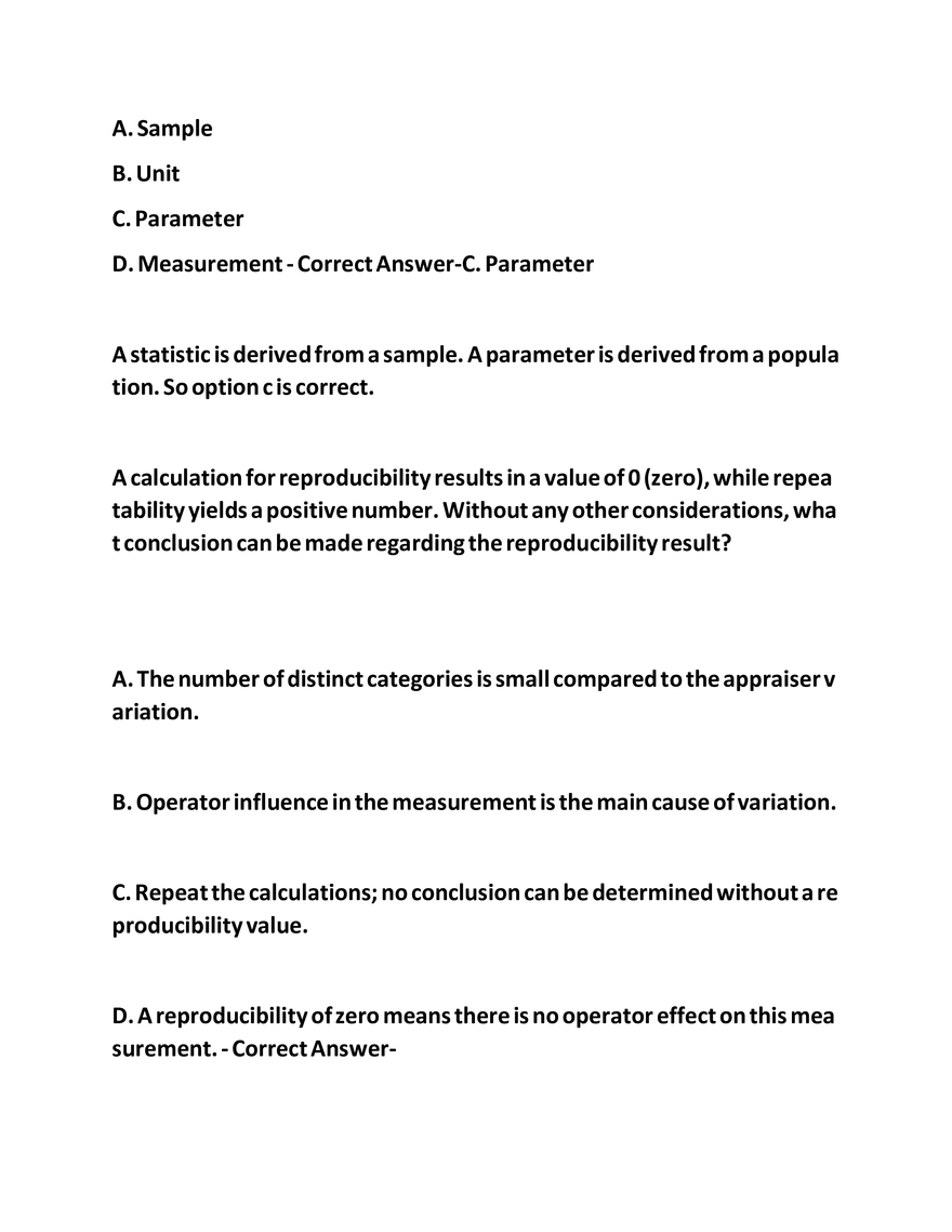 IASSC LSSGB Exam Questions - Page 55
