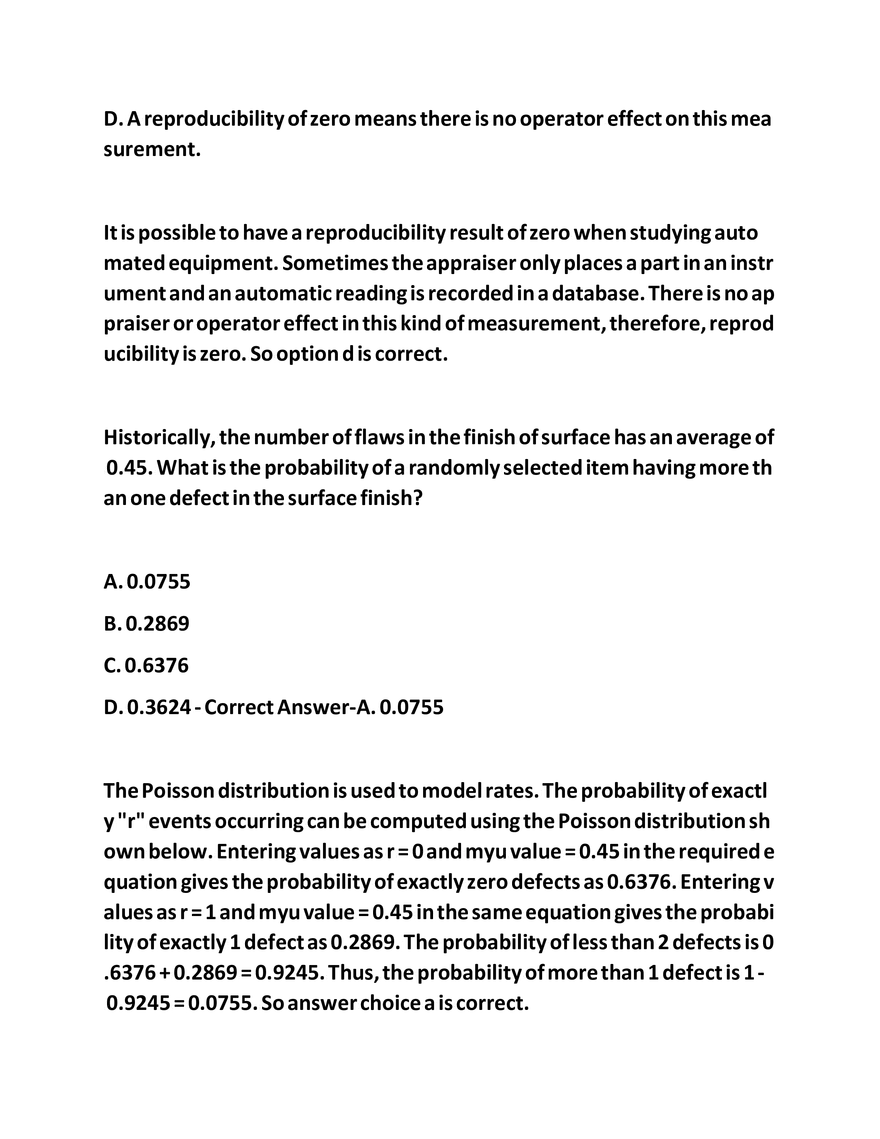 IASSC LSSGB Exam Questions - Page 56