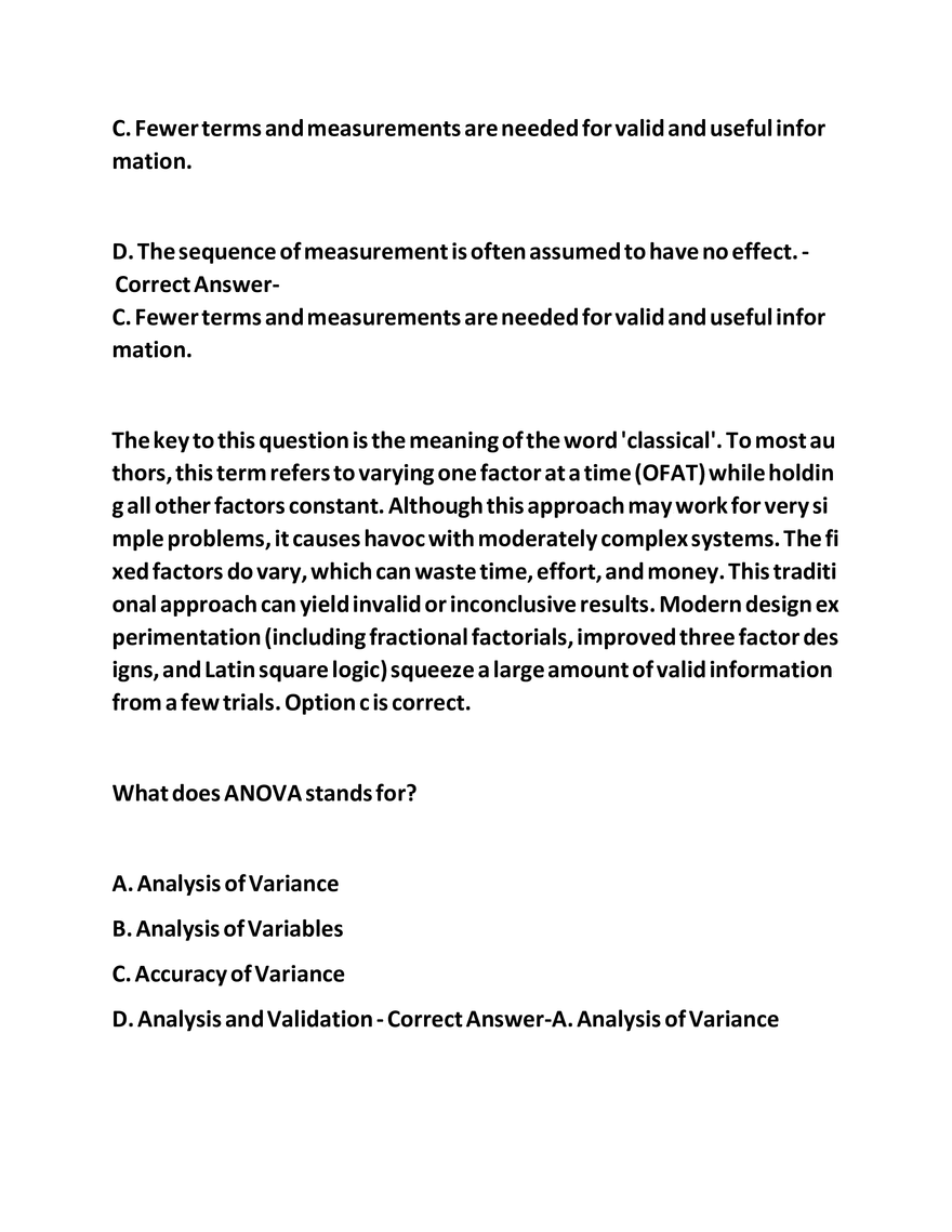 IASSC LSSGB Exam Questions - Page 58