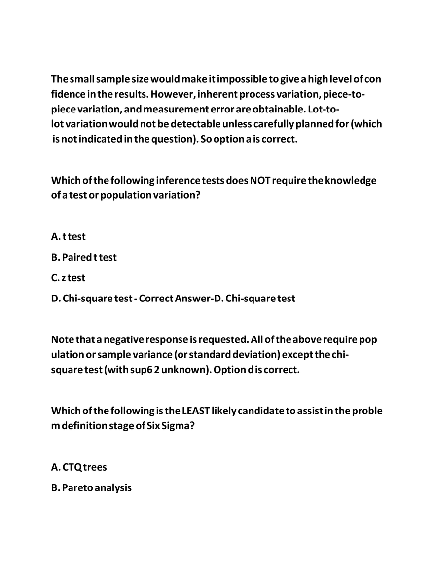 IASSC LSSGB Exam Questions - Page 4