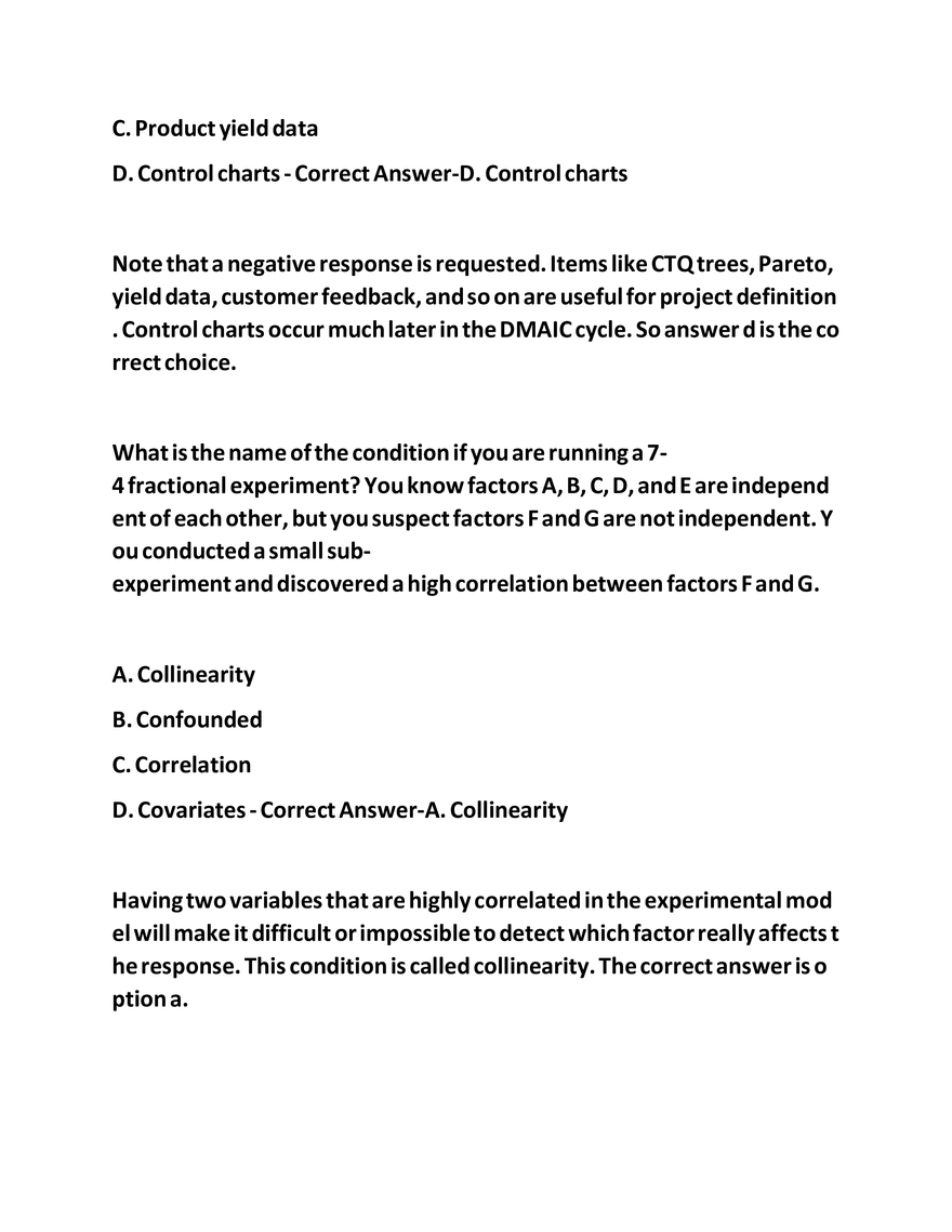 IASSC LSSGB Exam Questions - Page 5