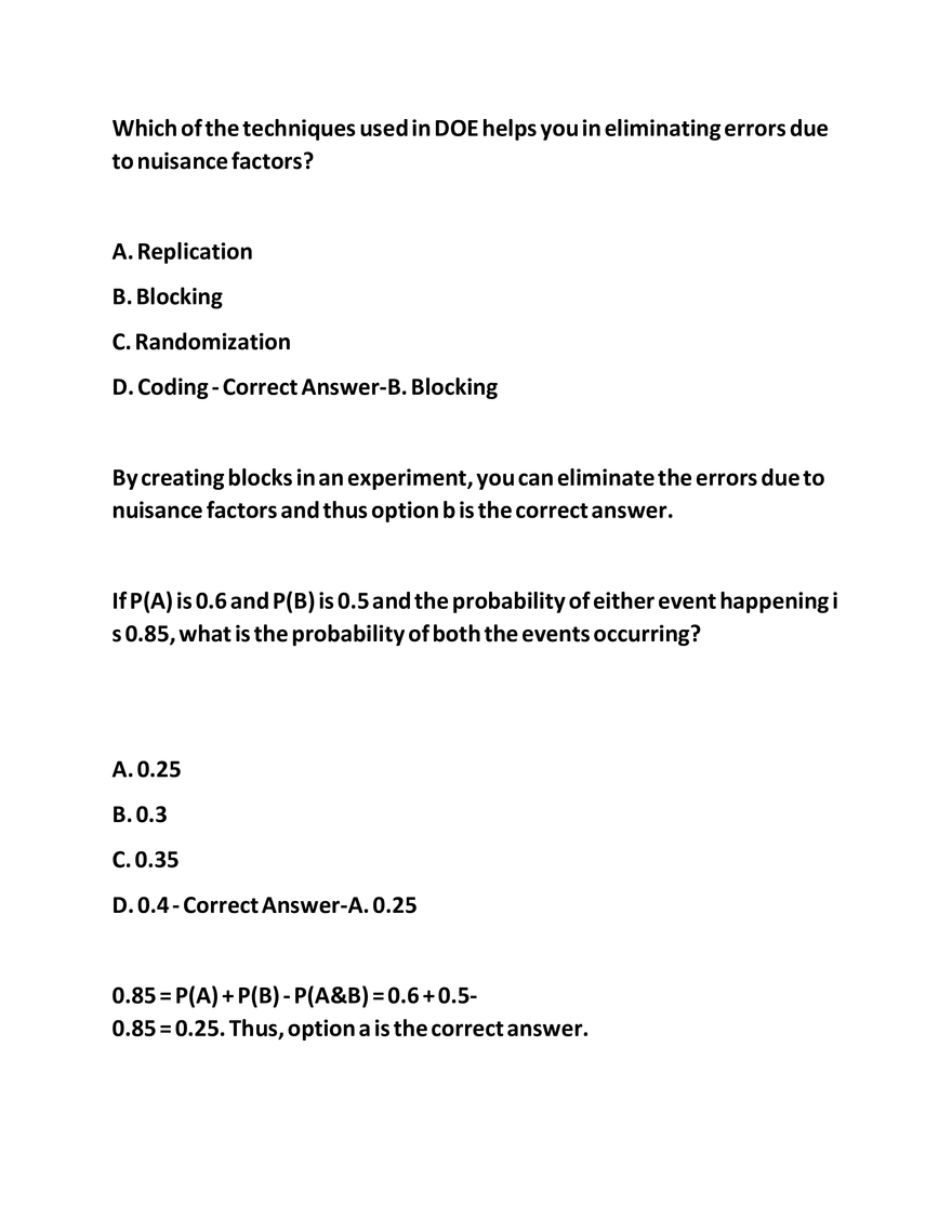 IASSC LSSGB Exam Questions - Page 6